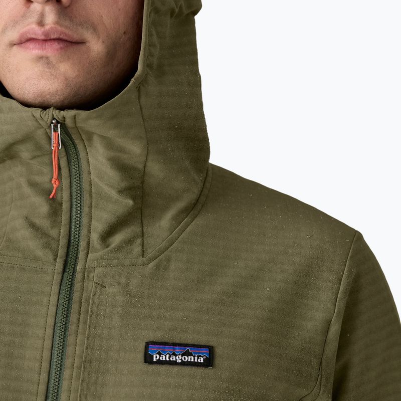 Férfi softshell dzseki Patagonia R1 TechFace Hoody basin green 7