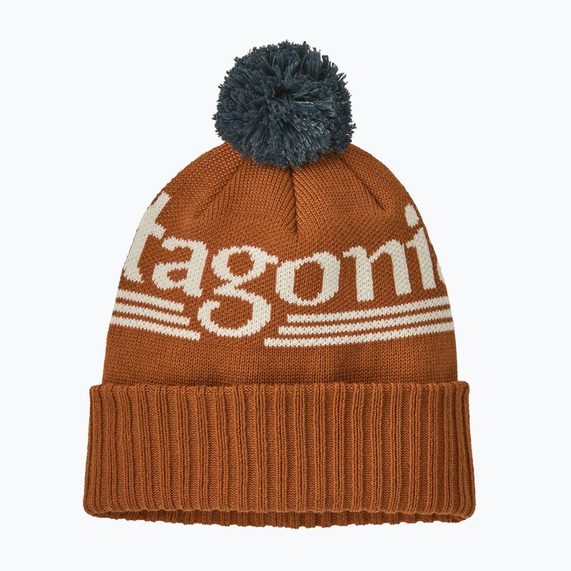 Téli sapka Patagonia Powder Town hut tripper logo: cinnamon brown 2