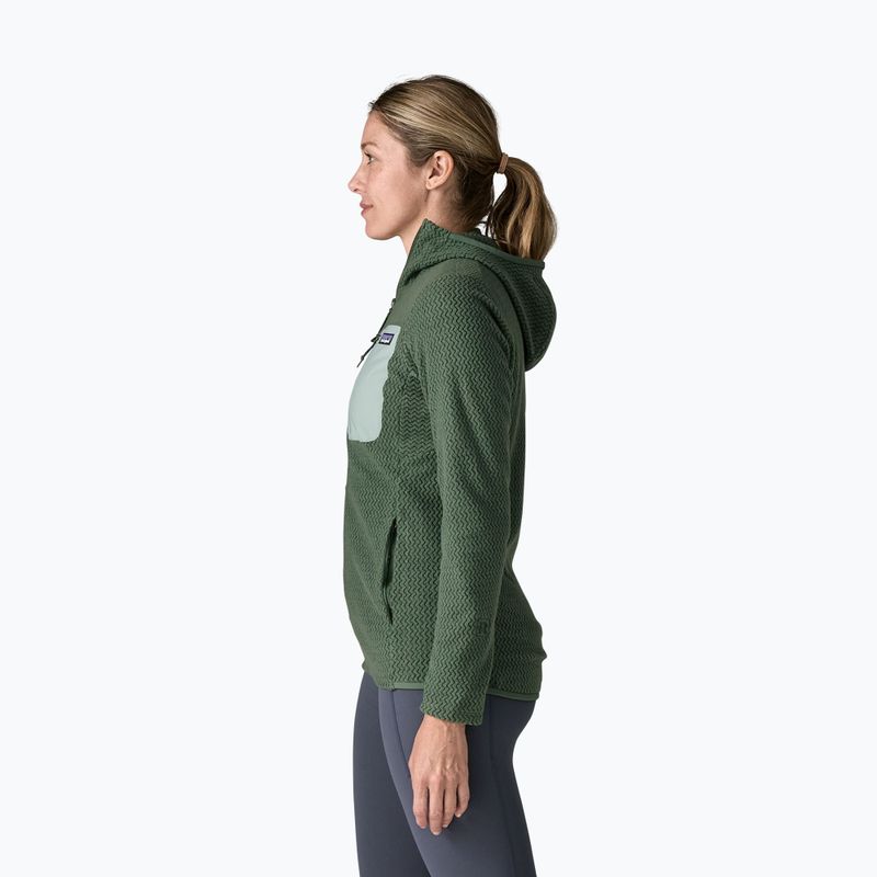 Női polár pulóver Patagonia R1 Air Full-Zip Hoody canopy green 3