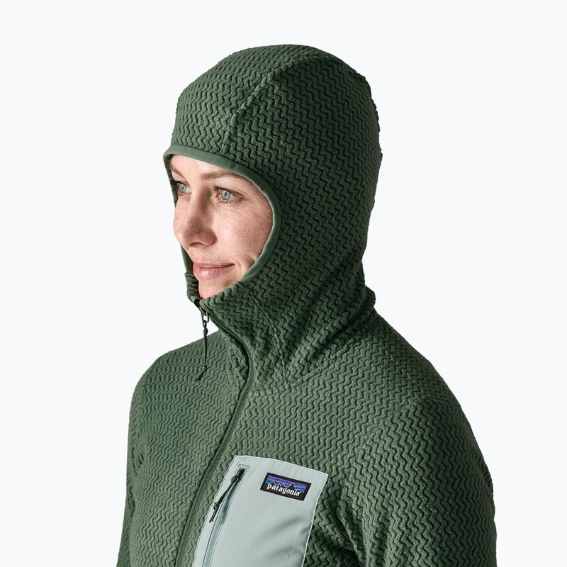 Női polár pulóver Patagonia R1 Air Full-Zip Hoody canopy green 4