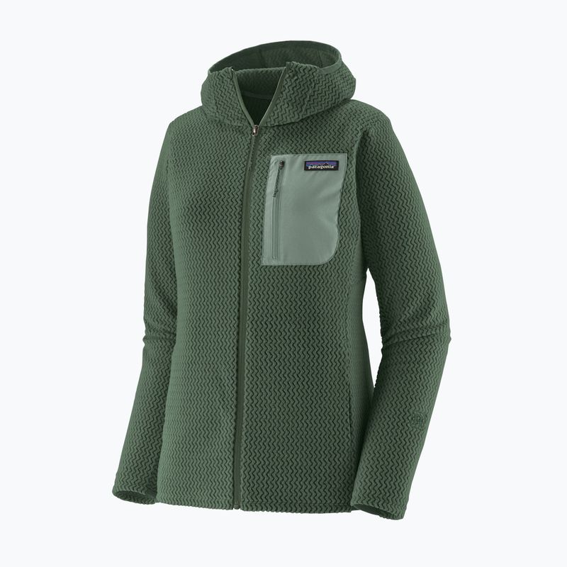 Női polár pulóver Patagonia R1 Air Full-Zip Hoody canopy green 5