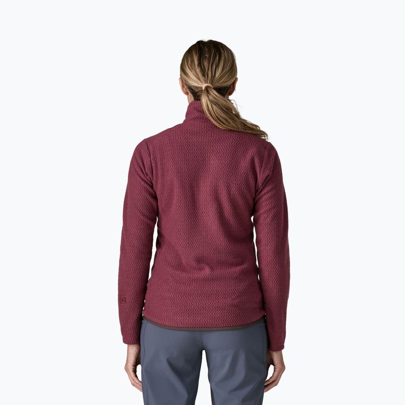 Női polár pulóver Patagonia R1 Air berry fig 2
