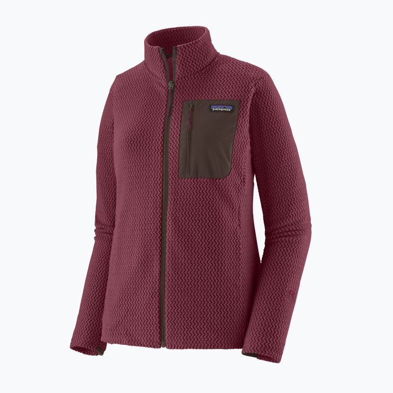 Női polár pulóver Patagonia R1 Air berry fig 4