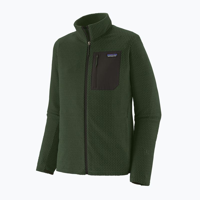 Férfi polár pulóver Patagonia R1 Air treeline green 4