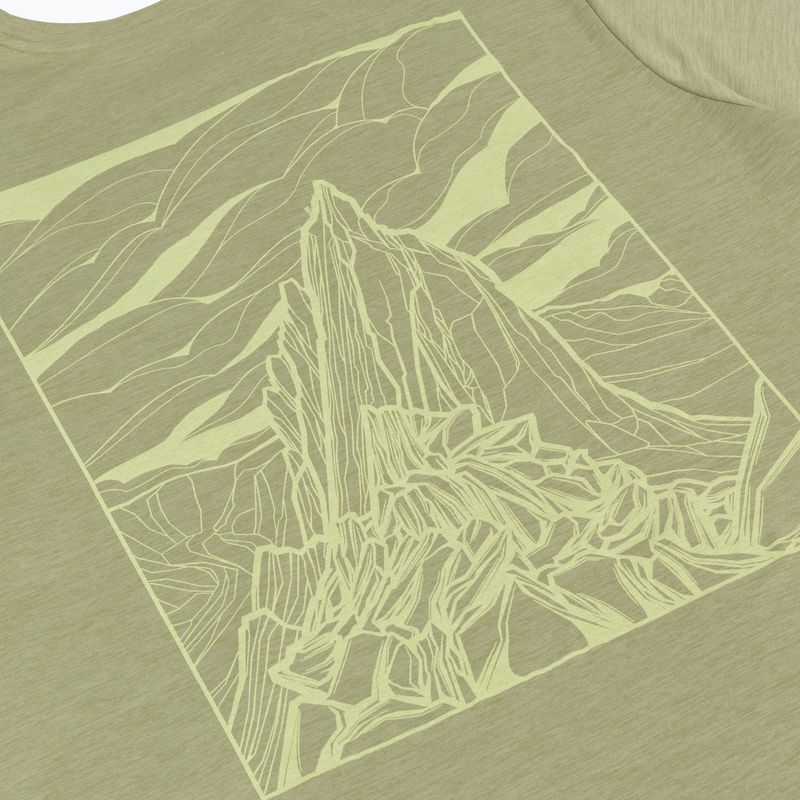Férfi póló Patagonia Cap Cool Daily Shirt - Cloud Crag gumtree green - light gumtree green x-dye 4