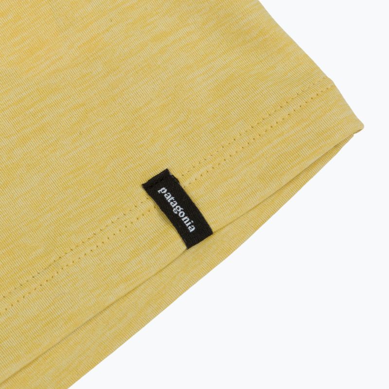 Férfi hosszú ujjú póló Patagonia Cap Cool Daily Boardshort Logo LS limestone yellow - Light Limestone yellow x-dye 4