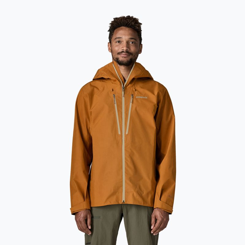 Férfi esőkabát Patagonia Triolet cinnamon brown 2