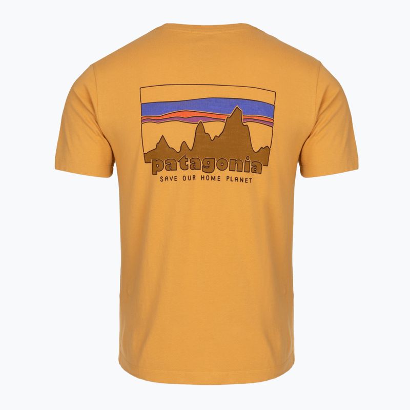 Férfi póló Patagonia '73 Skyline T-Shirt dried mango 2