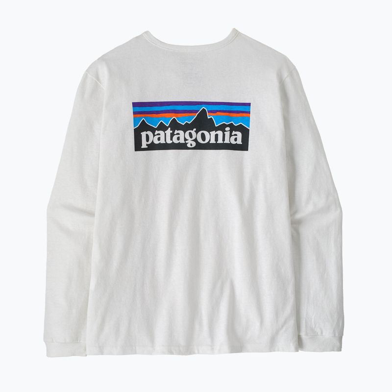 Női hosszú ujjú póló Patagonia P-6 Logo Responsibili-Tee LS fiber white 2
