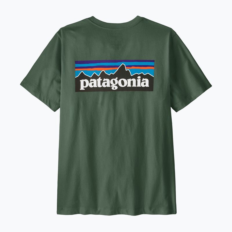 Férfi póló Patagonia P-6 Logo canopy green 2
