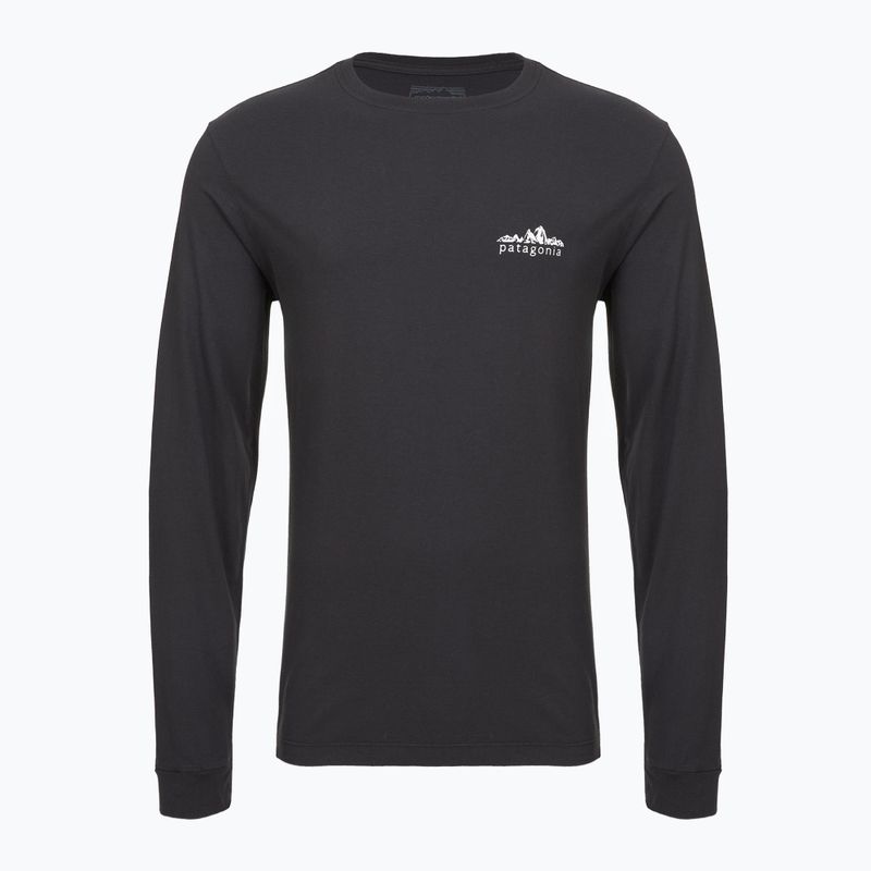 Férfi hosszú ujjú póló Patagonia Fitz Roy Foothills LS ink black