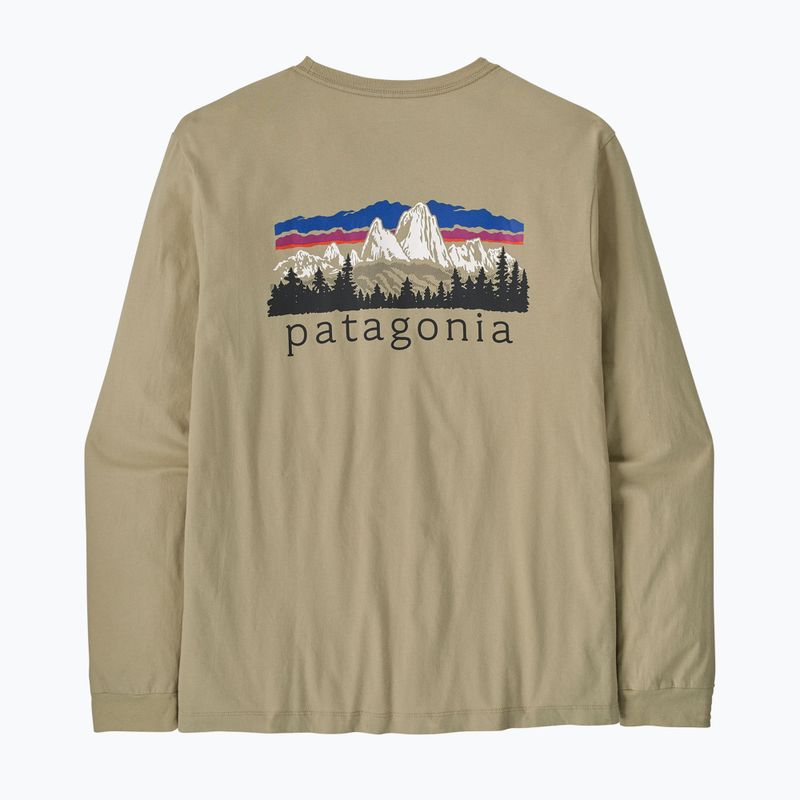 Férfi hosszú ujjú póló Patagonia Fitz Roy Foothills LS weathered stone 3