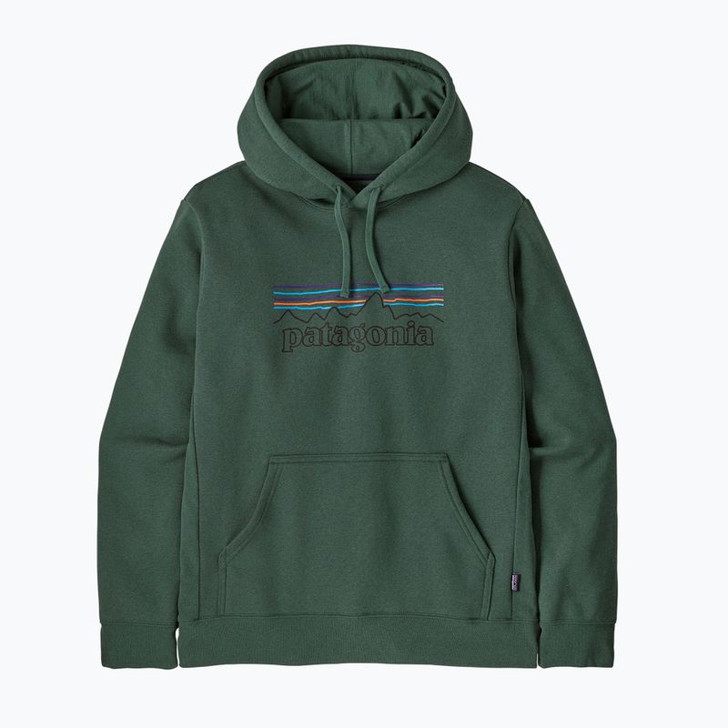 Férfi pulóver Patagonia P-6 Logo Uprisal Hoody p-6 outline: canopy green
