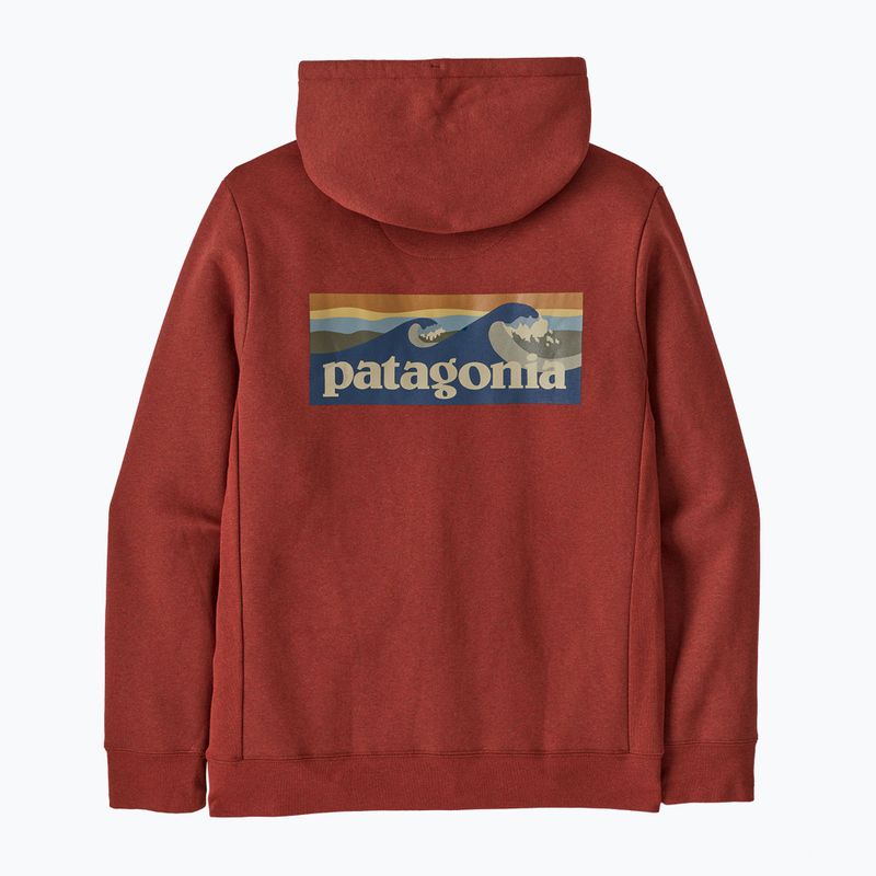 Férfi pulóver Patagonia Boardshort Logo Uprisal Hoody Rusty Red 2