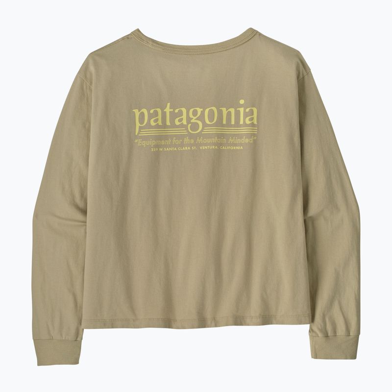 Női hosszú ujjú póló Patagonia Hut Tripper Easy Cut weathered stone 3