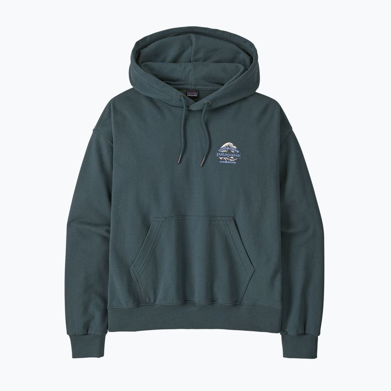 Női túra pulóver Patagonia Great Waves Daily Hoody summit blue