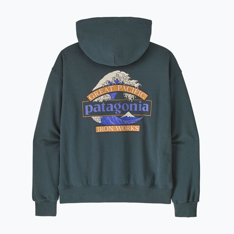 Női túra pulóver Patagonia Great Waves Daily Hoody summit blue 2