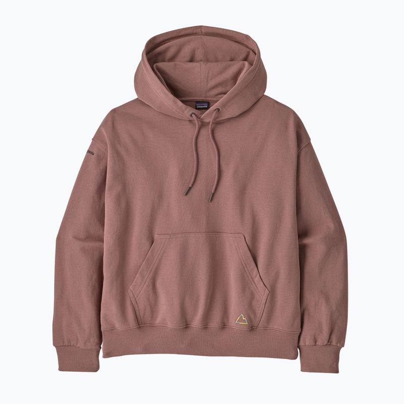 Női pulóver Patagonia Fitz Roy Massif Daily Hoody moonrise taupe