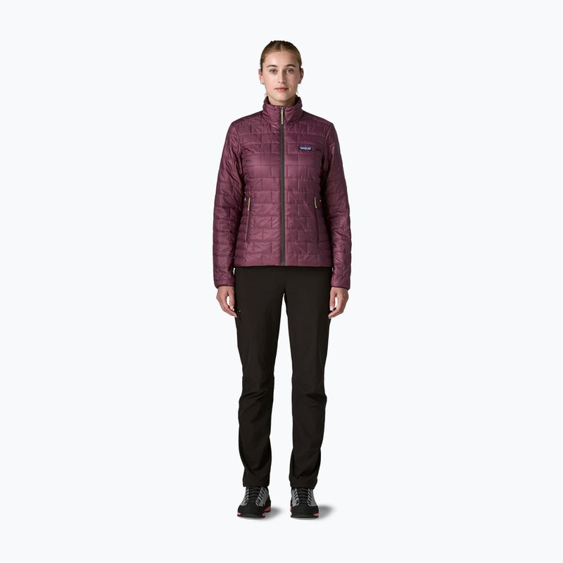 Női bélelt kabát Patagonia Nano Puff berry fig 2