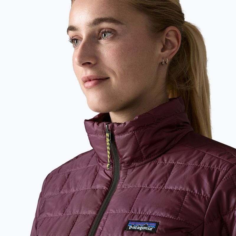 Női bélelt kabát Patagonia Nano Puff berry fig 5