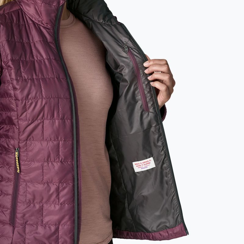Női bélelt kabát Patagonia Nano Puff berry fig 7