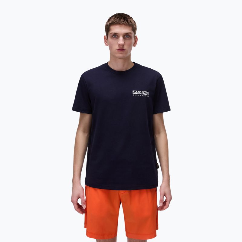 Férfi Napapijri S-Vignonil back blu marine póló