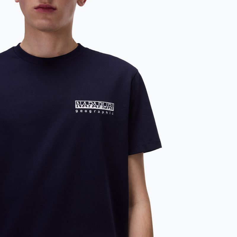 Férfi Napapijri S-Vignonil back blu marine póló 3