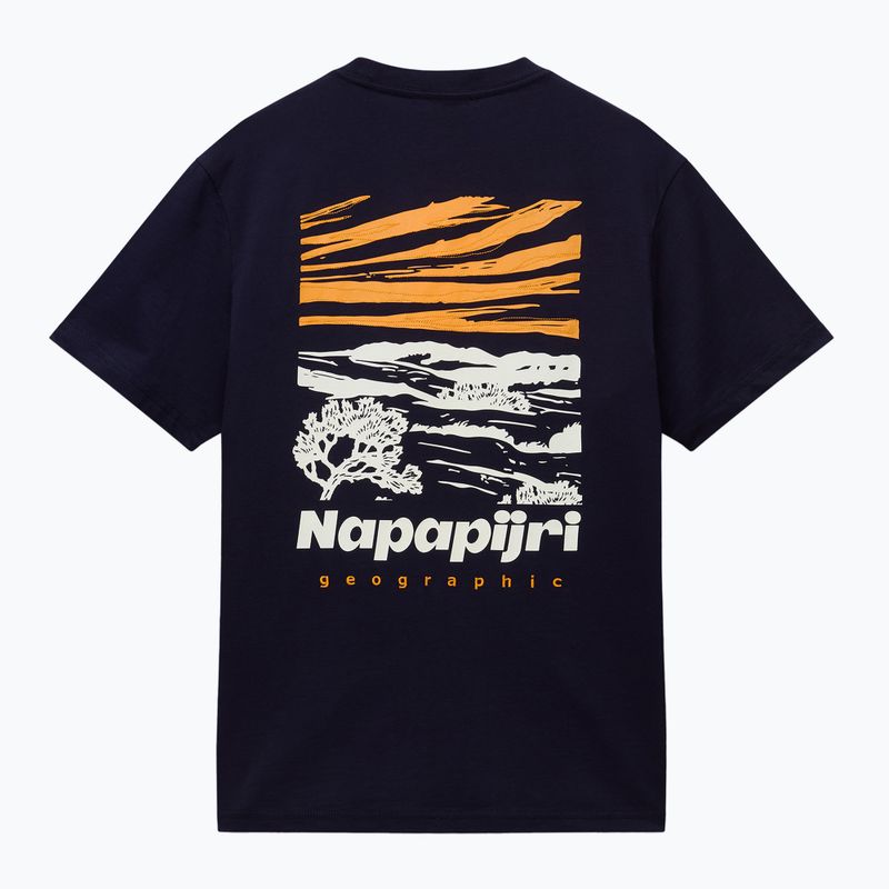 Férfi Napapijri S-Vignonil back blu marine póló 6