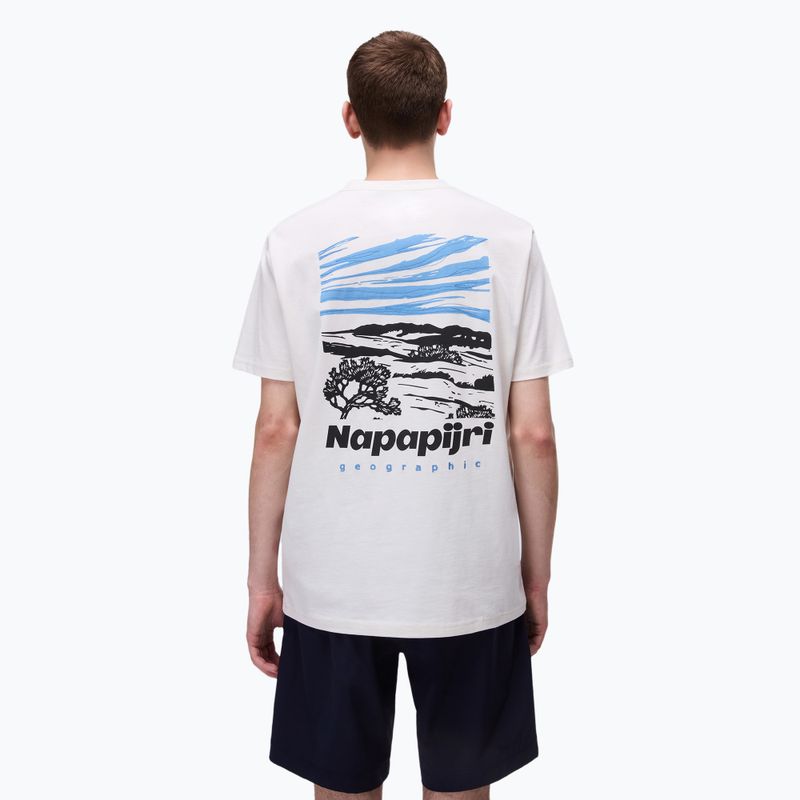 Férfi Napapijri S-Vignonil Back fehér whisper póló 2