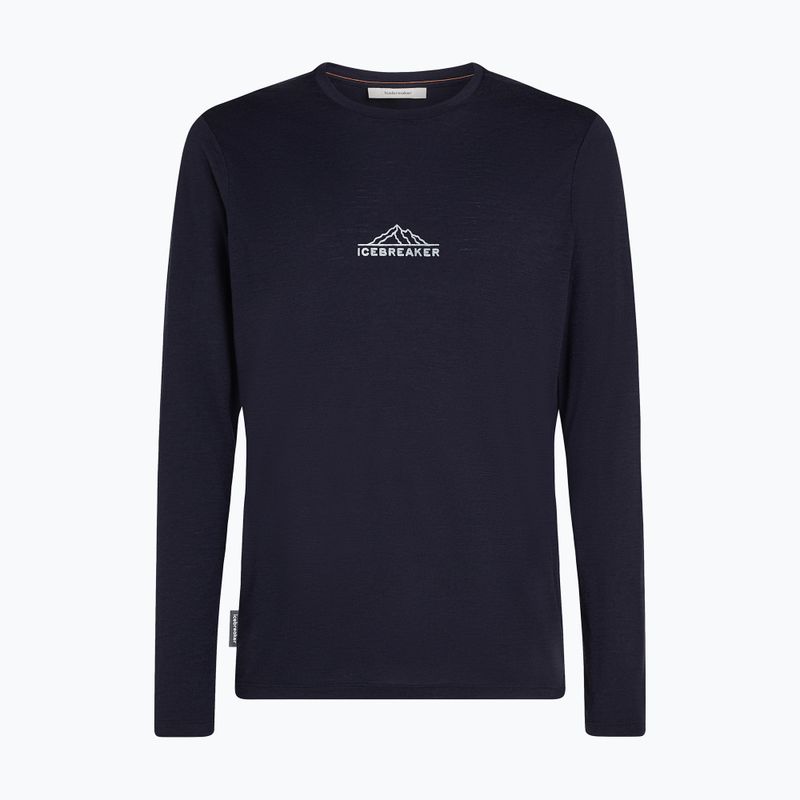 Férfi hosszú ujjú icebreaker Merino 150 Tech Lite Road To Cook midnight navy 6