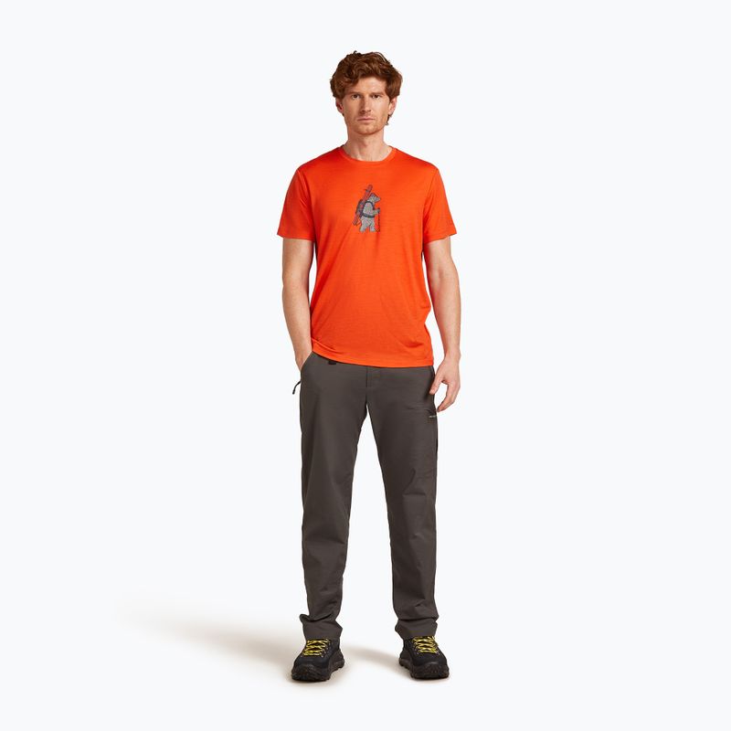 Férfi póló icebreaker Merino 150 Tech Lite Bear Tour fervid 2