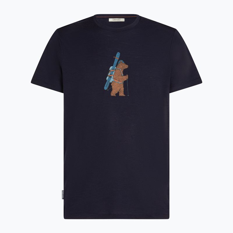 Férfi póló icebreaker Merino 150 Tech Lite Bear Tour midnight navy 7