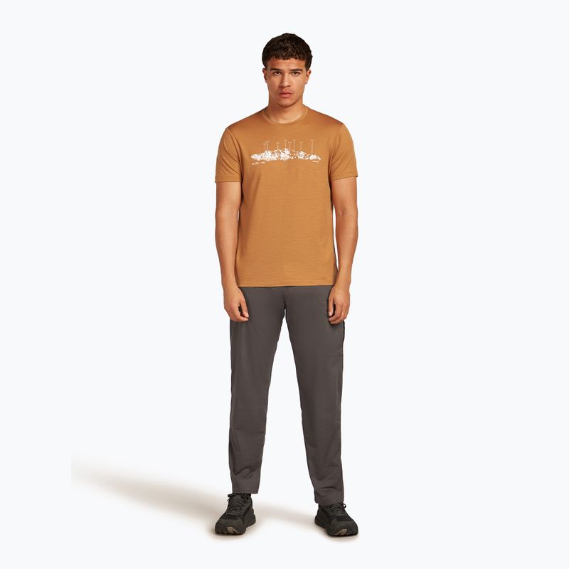 Férfi póló icebreaker Merino 150 Tech Lite The Peaks trail 2