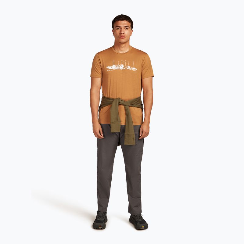 Férfi póló icebreaker Merino 150 Tech Lite The Peaks trail 4