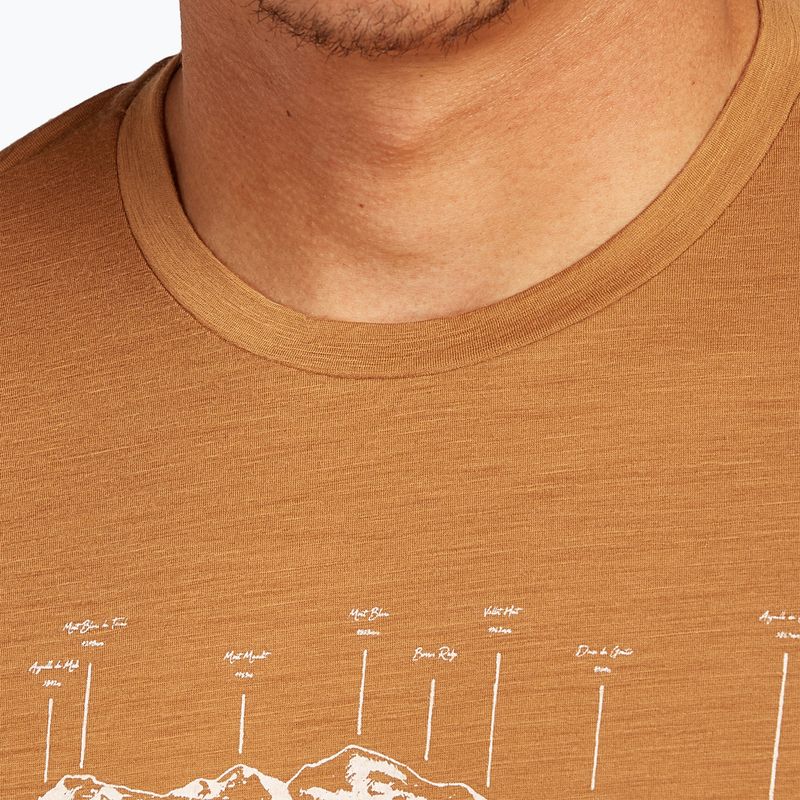 Férfi póló icebreaker Merino 150 Tech Lite The Peaks trail 6