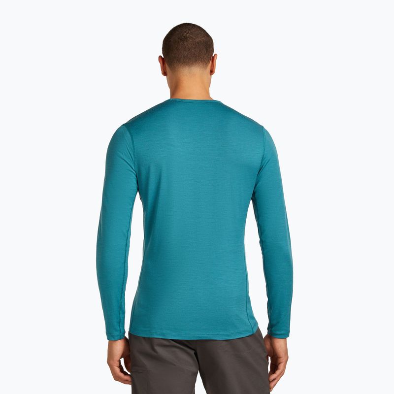 Férfi termoaktív pulóver icebreaker Merino 200 Oasis Crewe Elevation Line topáz 3