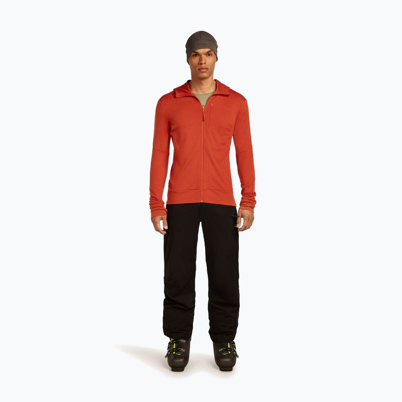 Férfi Icebreaker Merino 260 Quantum IV Zip Hoodie achate 2