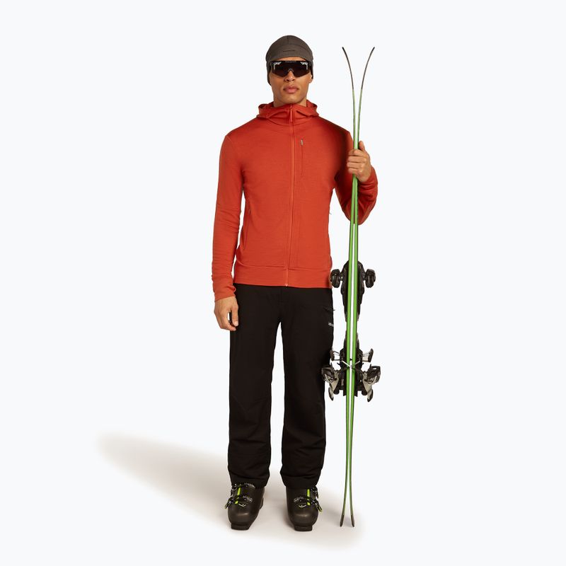 Férfi Icebreaker Merino 260 Quantum IV Zip Hoodie achate 4