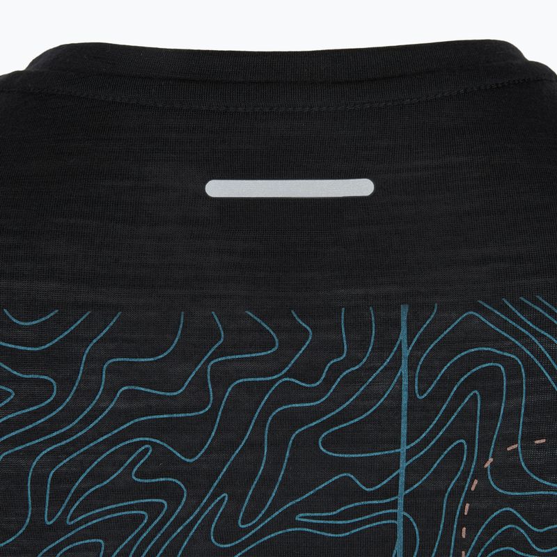 Férfi póló icebreaker Merino Blend 125 Cool-Lite Sphere Trail fekete 5