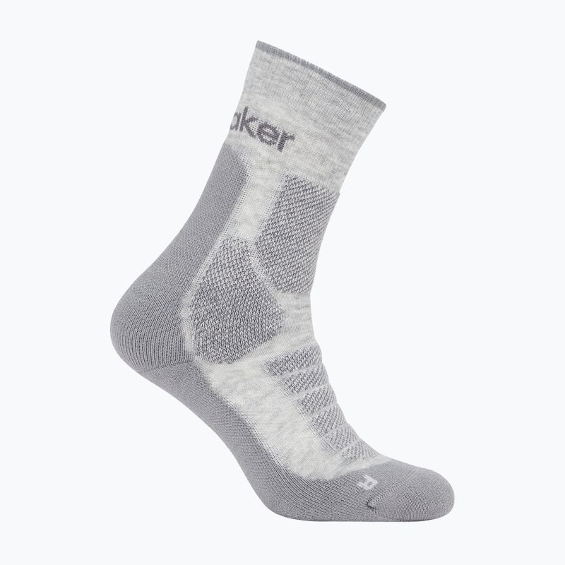 Férfi zokni icebreaker Merino Hike+ Heavy Crew blizzard heather/alloy