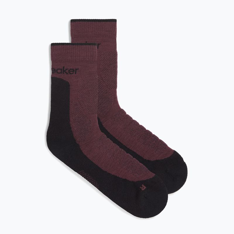 Férfi zokni icebreaker Merino Hike+ Heavy Crew java/fekete 2