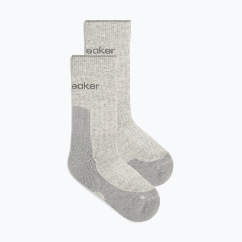 Férfi Icebreaker Merino Hike+ Light Crew zokni blizzard heather/alloy 2