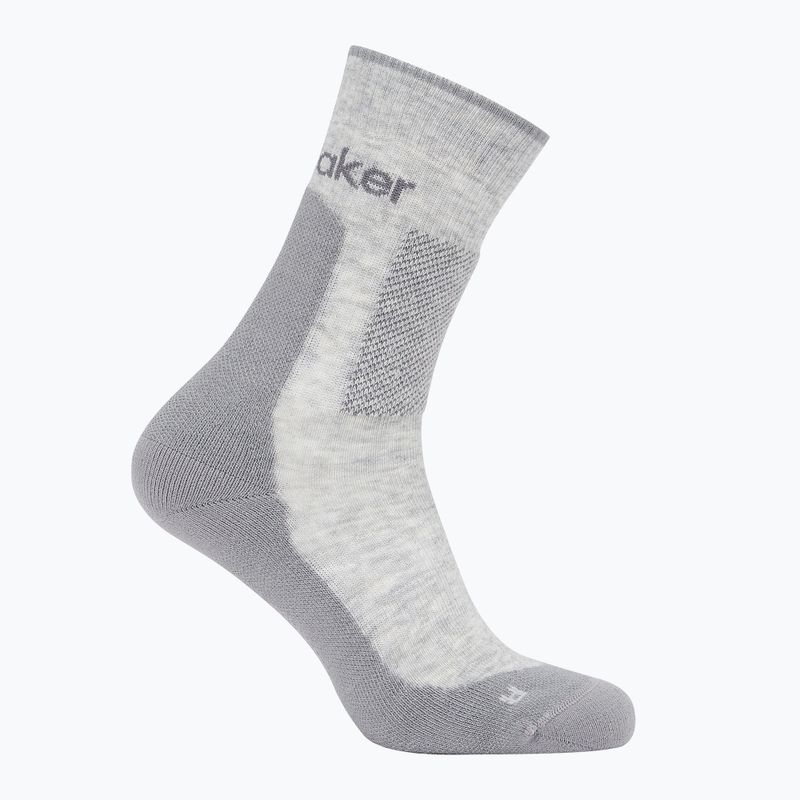 Férfi Icebreaker Merino Hike+ Medium Crew zokni blizzard heather/alloy