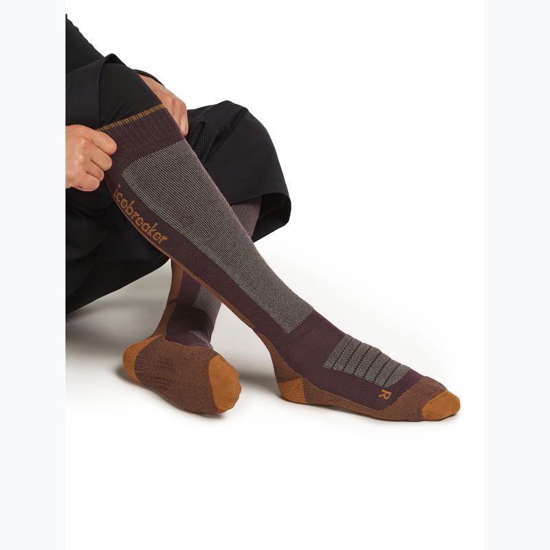 Férfi sízoknik Icebreaker Merino Ski+ Medium OTC java/trail/seaglass 4