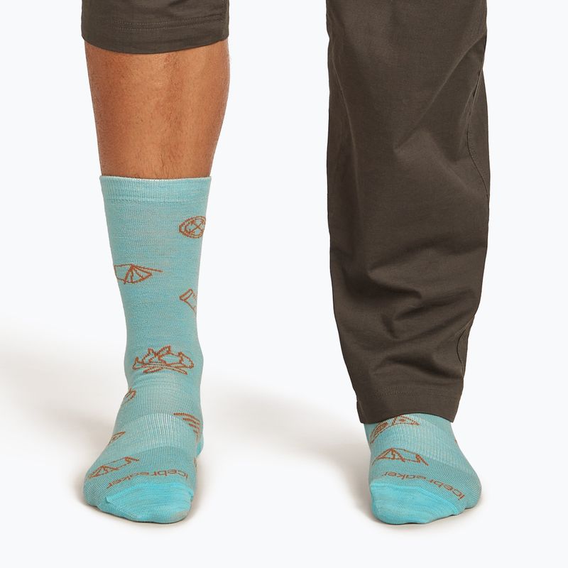 Icebreaker Merino Ultralight Crew Camp Ess hidro/trail férfi zokni 4