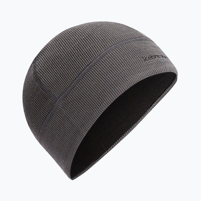 Icebreaker Merino 260 Waffle Reversible Beanie téli sapka obsidian/fekete