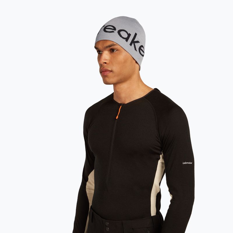 Téli sapka icebreaker Merino Icebreaker Beanie alloy/black 3