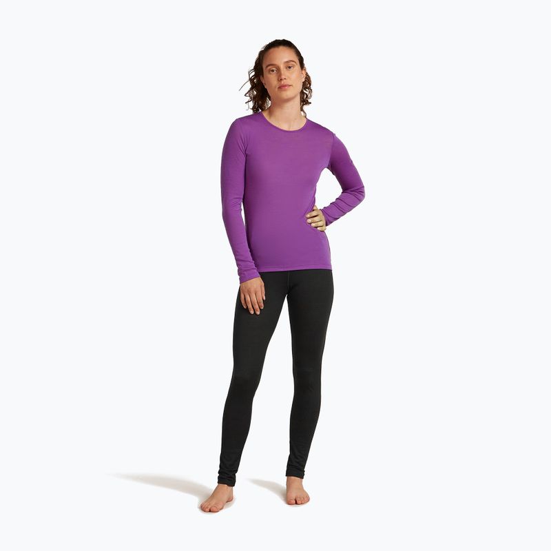 Női termikus leggings icebreaker Merino 200 Oasis High Rise fekete 2