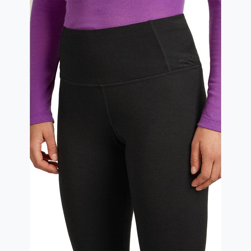 Női termikus leggings icebreaker Merino 200 Oasis High Rise fekete 4