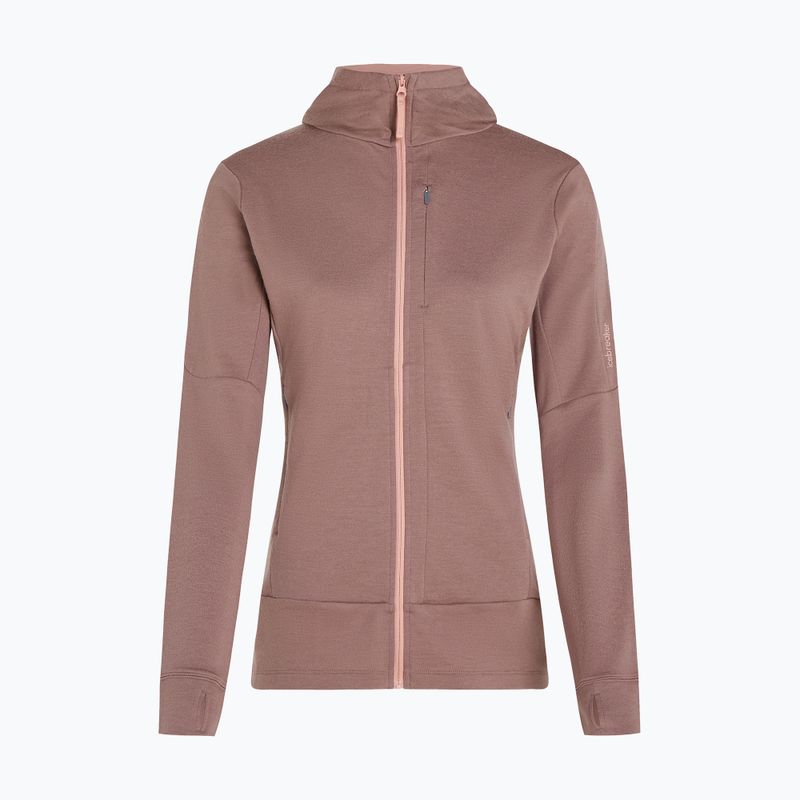 Icebreaker női Merino 260 Quantum IV Zip Hoodie csúcs/piros színben 11